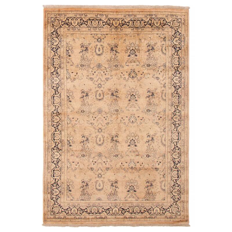 ECARPETGALLERY Hand-knotted Pako Persian 18 Of 20 Coral Wool Rug - 6'0 x 9'0 - Light Coral - 6'0 x 9'0