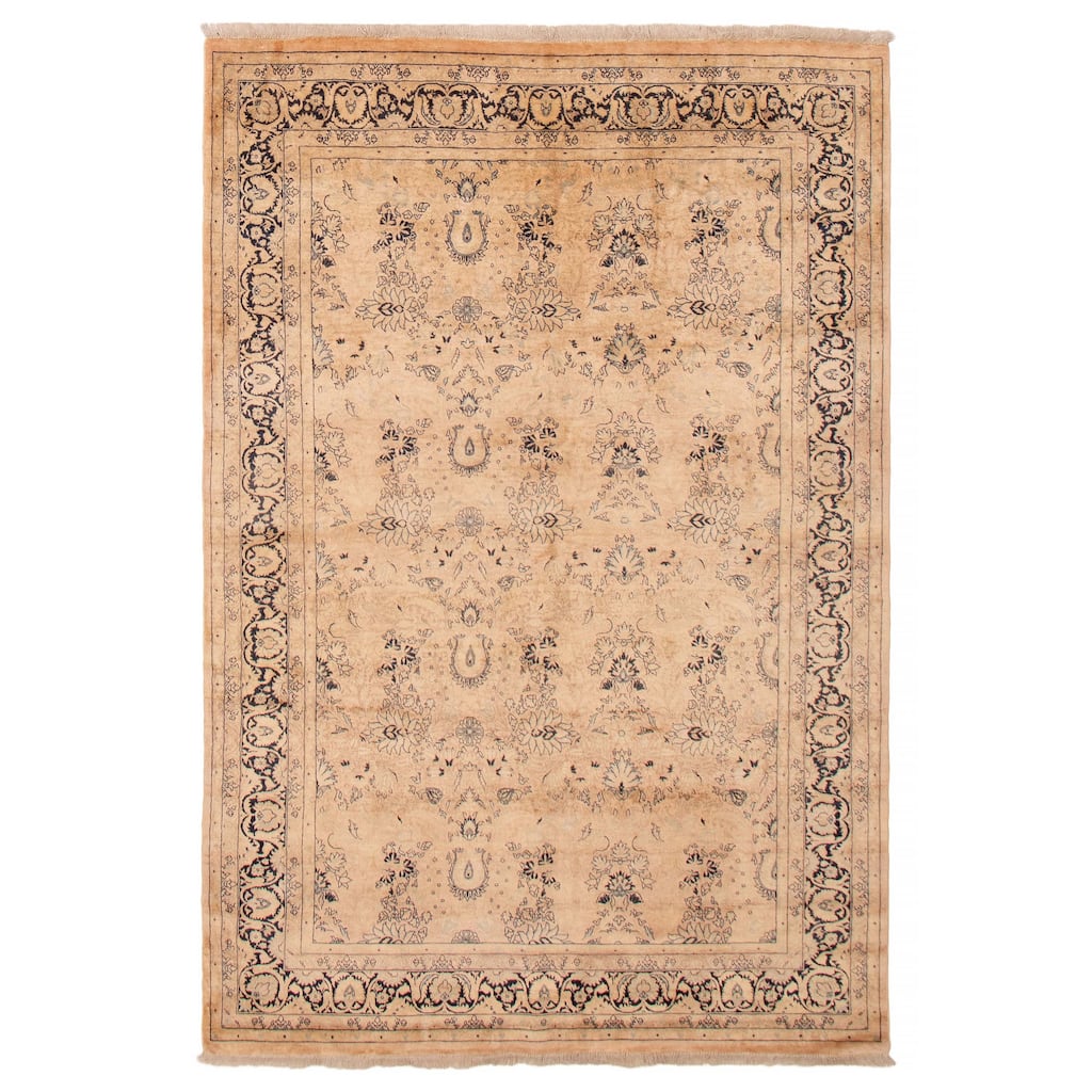 ECARPETGALLERY Hand-knotted Pako Persian 18 Of 20 Coral Wool Rug - 6'0 x 9'0