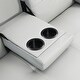 preview thumbnail 13 of 13, Multifunctional Sofa Bed PVC Recliner Chair Bed Futon Chaise Lounge with Console and Cup Holder for Living Room, White