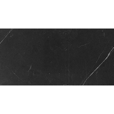 Apollo tile 12 x 24 Grandis Polished Nero Eastern Black Marble Tile (10 sq ft/case) - 5 Pack