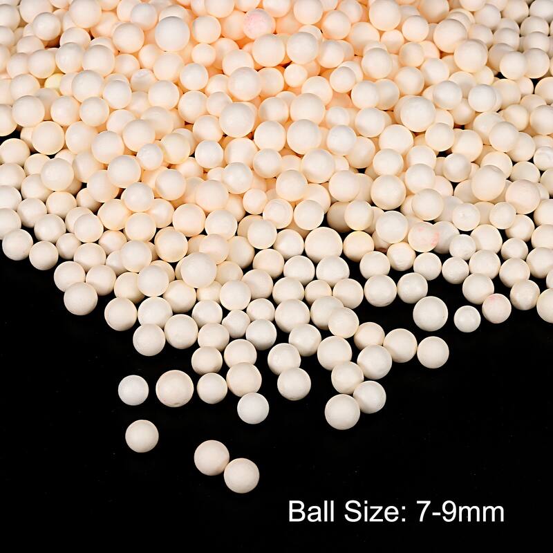 Foam Beads Foam Balls for DIY Craft Decoration, 1 Pack Approx 4000pcs - Champagne - 7-9mm