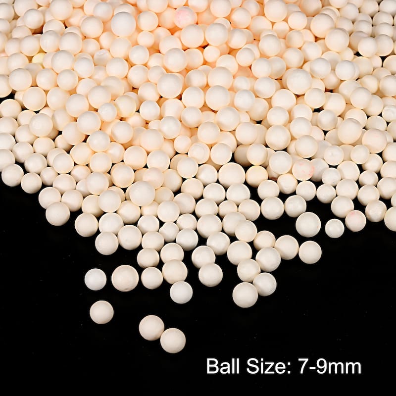 Foam Beads Foam Balls for DIY Craft Decoration, 1 Pack Approx 8000pcs - Champagne - 7-9mm