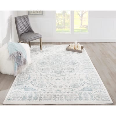Momeni Brooklyn Heights Polyester Blend Traditional Medallion Area Rug