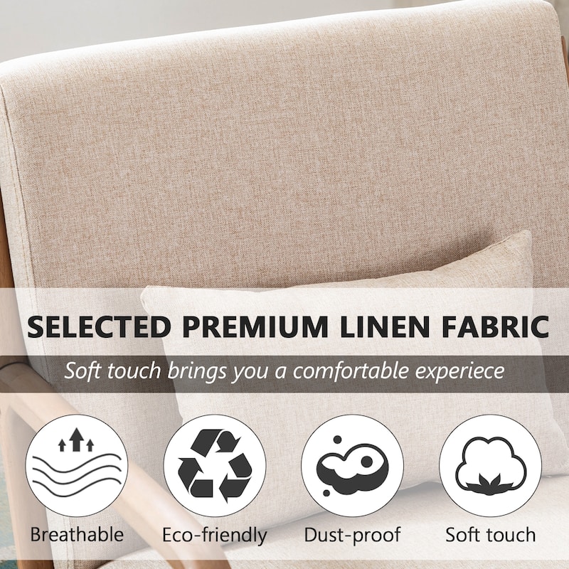 Aston Modern Solid wood Accent Chair for Living Room