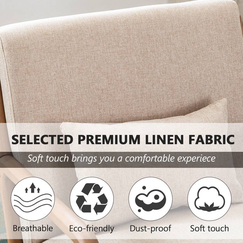 Aston Modern Solid wood Accent Chair for Living Room