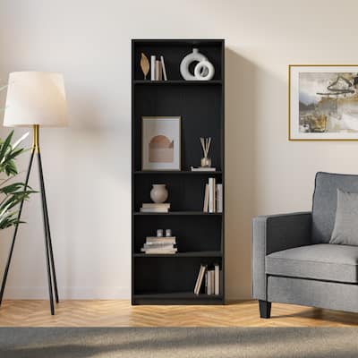 Dante 5-Tier Adjustable Bookshelf