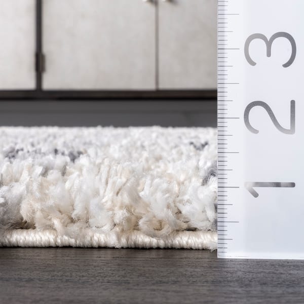 dimension image slide 1 of 2, Nuloom Transitional Kristi Shag Area Rug