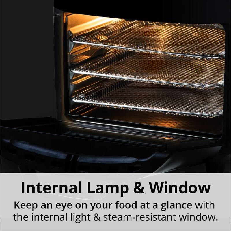 Aria 10 Qt. Air Fryer with Premium Accessory Set and Recipe Book 10QT