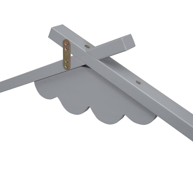 WM Twin House-Shaped Bedside Floor Bed