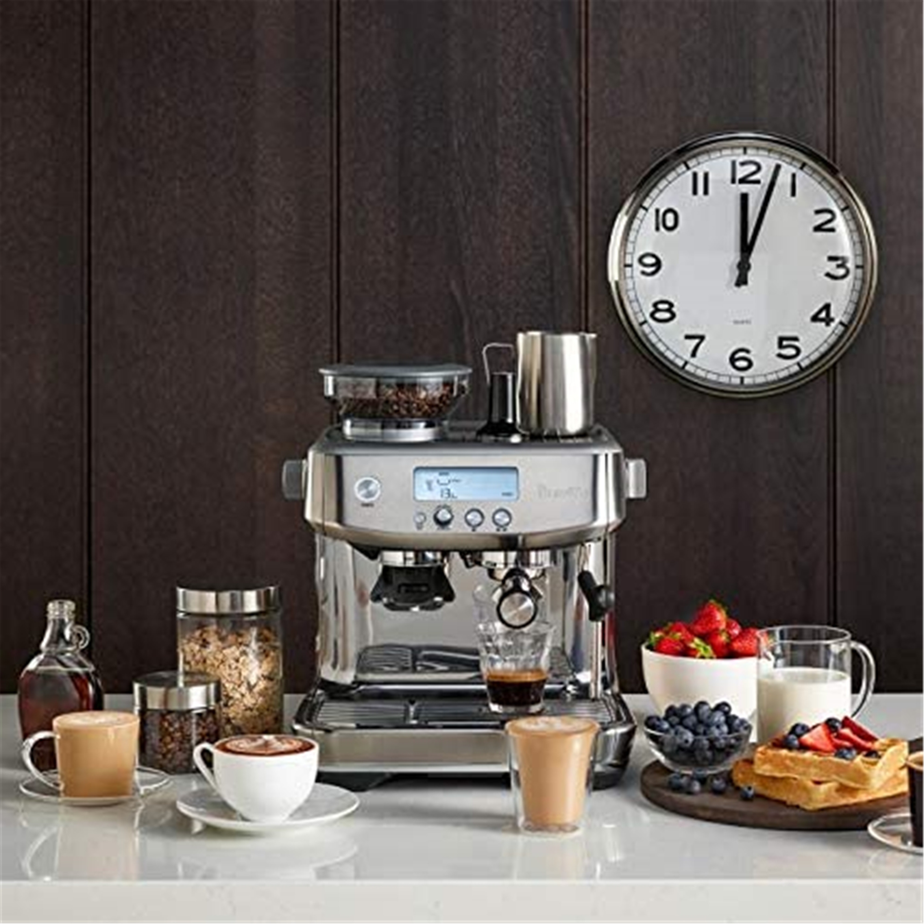 Breville the Barista Pro BES878 Automatic Espresso Machine - Bed Bath &  Beyond - 31423620