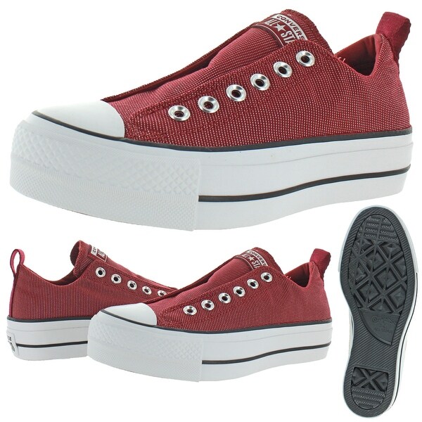 red and black trainers womens