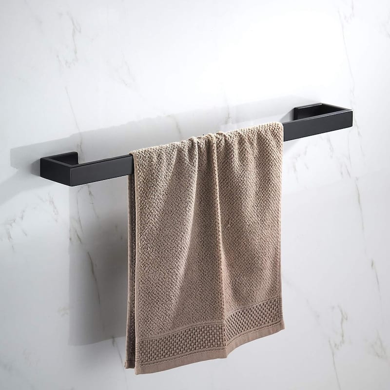 24 in. Square Wall Mounted Towel Bar Stainless Steel Towel Holder