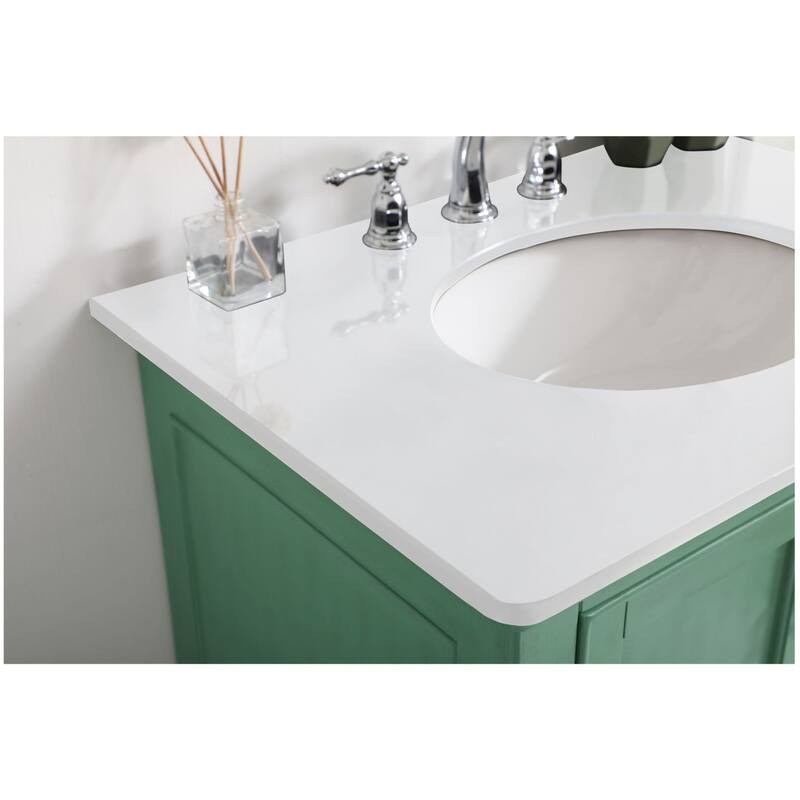Elegant Lighting VF12330-VW Otto 30" Free Standing Single Basin Vanity