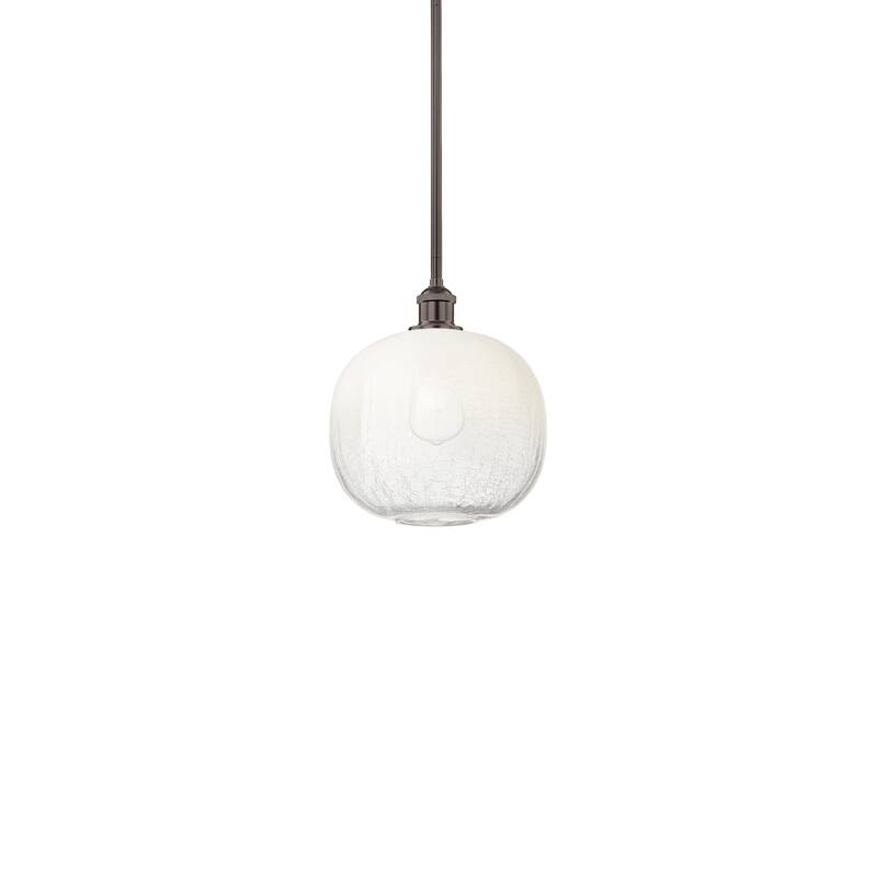 Innovations Lighting 616-1S-12-11 Brookhaven Sphere Pendant Brookhaven - Oil Rubbed Bronze / Opal