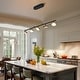 preview thumbnail 3 of 19, Modern Minimalist 3/5-Light Black Gold LED Chandelier Linear Kitchen Island Pendant Lights for Dining Room