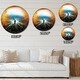 preview thumbnail 4 of 8, Designart 'Life after Death Large Tunnel' Oversized Landscapes Wall CLock