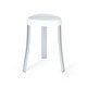 preview thumbnail 2 of 4, 18" White Aluminum And Heavy Duty Plastic Corner Shower Bench