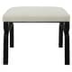 preview thumbnail 1 of 5, Uttermost Diverge White Shearling Small Bench - 22.75 W X 18.75 H X 15.125 D (in)