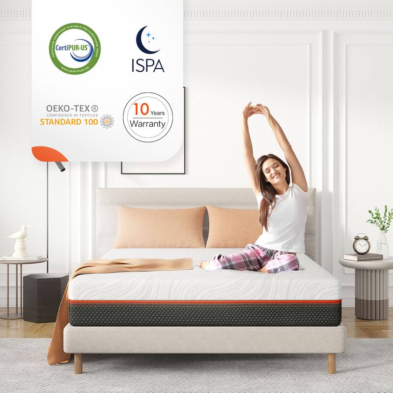 Sweetnight 10-inch Hybrid Memory Foam Innerspring Mattress