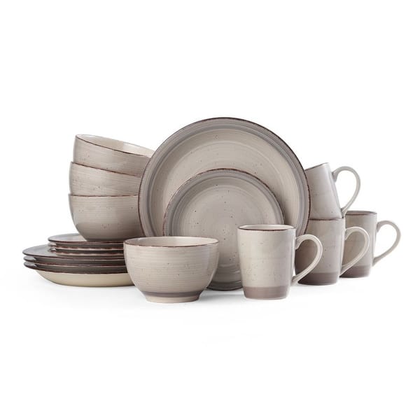 Pfaltzgraff Sadie Cream 16PC DW Set, Service for 4 - Bed Bath & Beyond ...