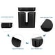 preview thumbnail 3 of 6, 3 Pack Cable Organizer Box Hidden Storage with Lid Chargers & Wires