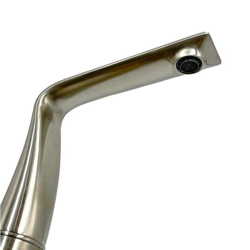Modern Widespread 3 Hole, 2-handle Bathroom Faucet with Rose Quartz Handles