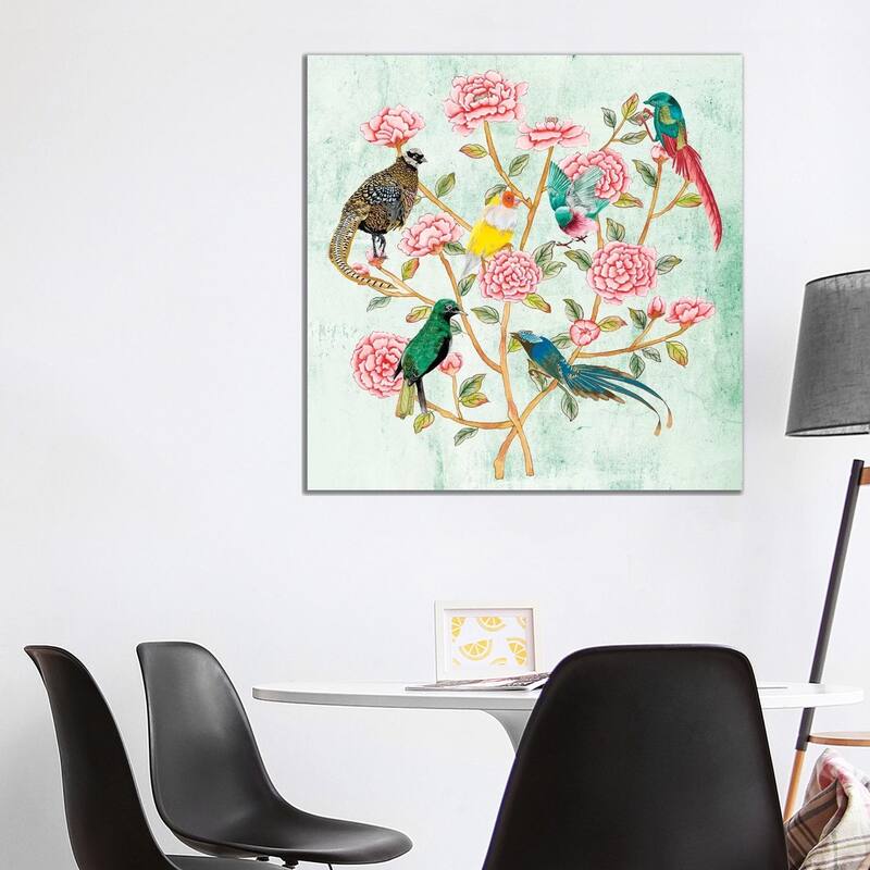iCanvas "Minty Chinoiserie II" by Melissa Wang Canvas Print - 37x37x1.5