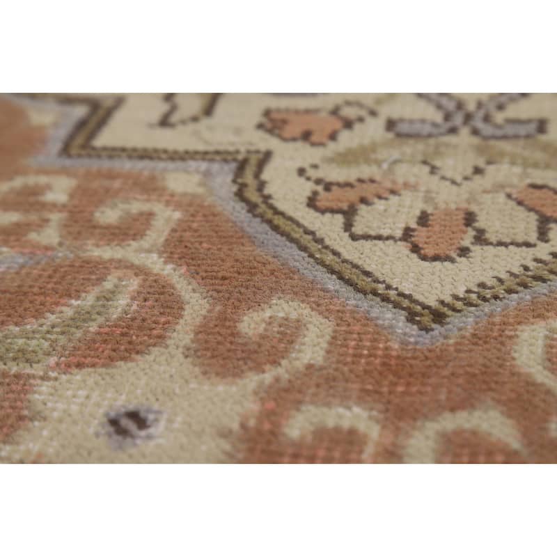 Light Blue Tabriz Persian Vintage Area Rug Handmade Wool Carpet - 9'10" x 12'7"