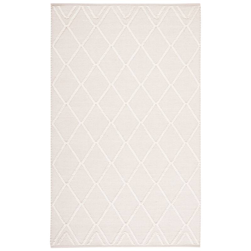 SAFAVIEH Handmade Natura Rachida Boho Wool Rug - 5' x 8' - Ivory