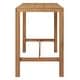 preview thumbnail 26 of 29, Rustic Patio Bar Set, 5-Piece Outdoor Furniture with Ergonomic Chairs and Solid Wood Tabletop