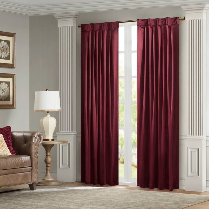 Croscill Avignon Pleat Curtain Panel with Tieback (Single)