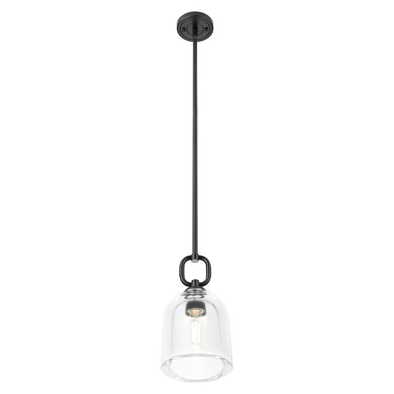 Innovations Lighting Downtown Urban - Hudson - 1 Light 6" Stem Hung Mini Pendant with Bell Shade