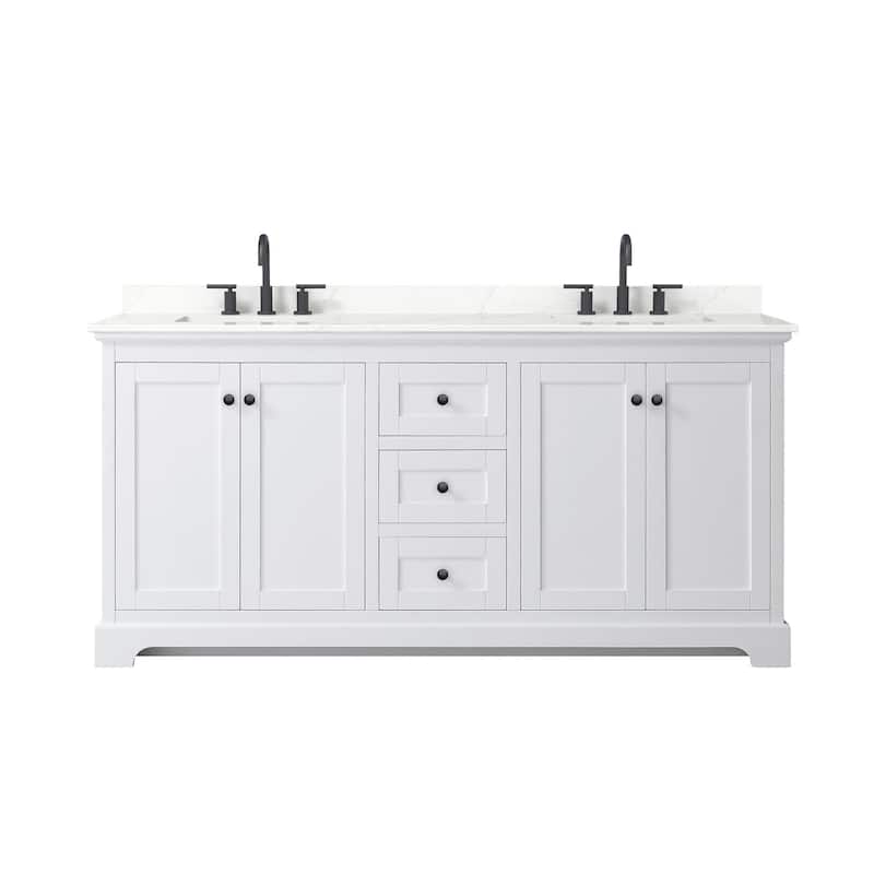 Wyndham Collection WCV232372D-QTZ-US3MXX Avery 72" Free Standing