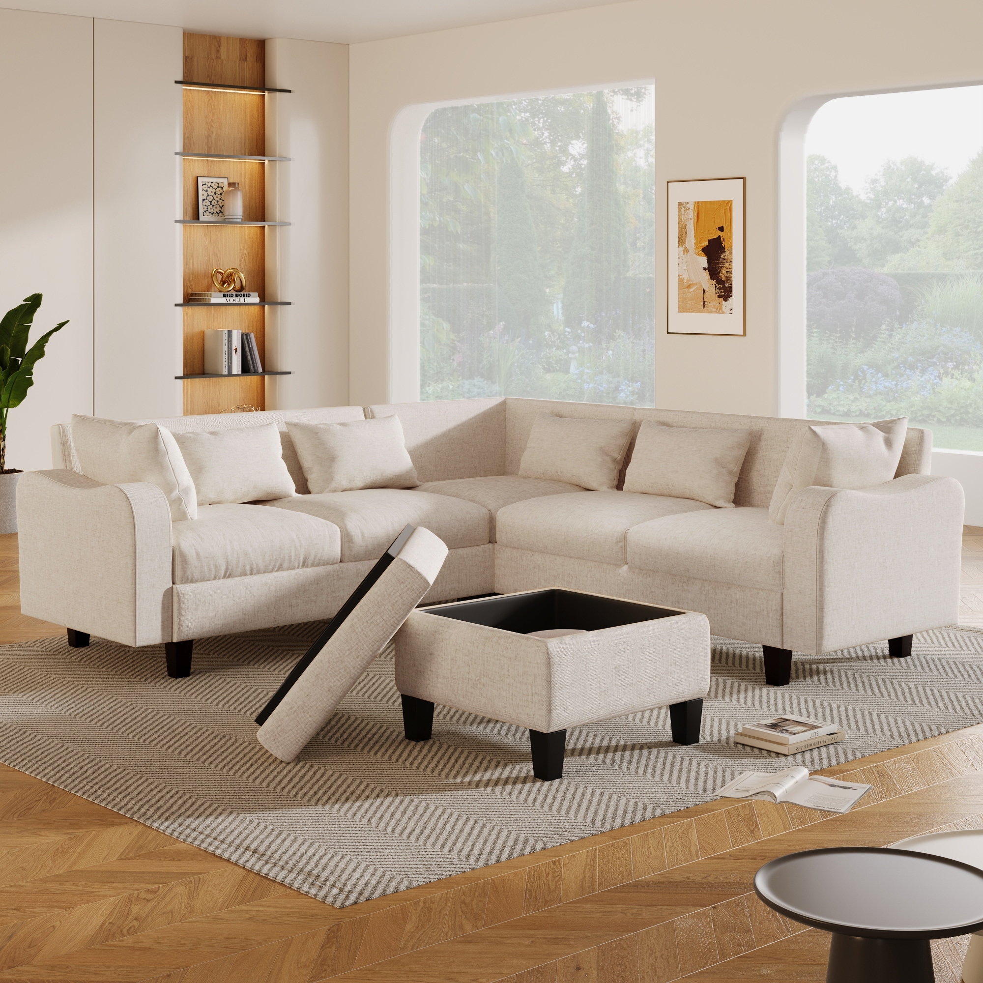 Linen Sectional Sofas Bed Bath & Beyond