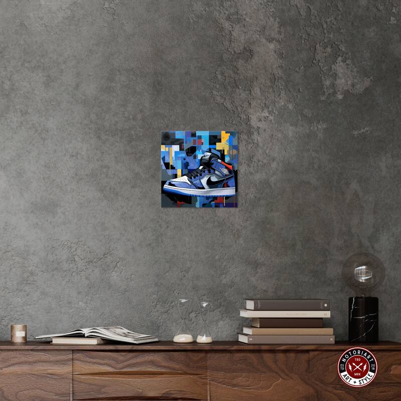 Notoriart Primary Sneakers Gallery Wrapped Sneaker 1 Piece Canvas Wall Art
