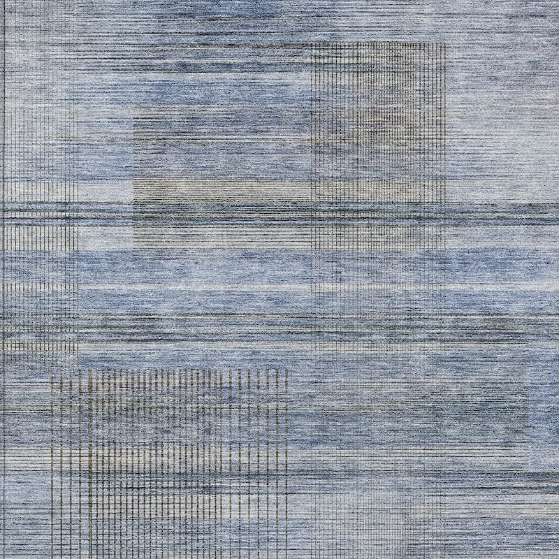 HomeRoots Striped Transitional Rectangle Outdoor Rug
