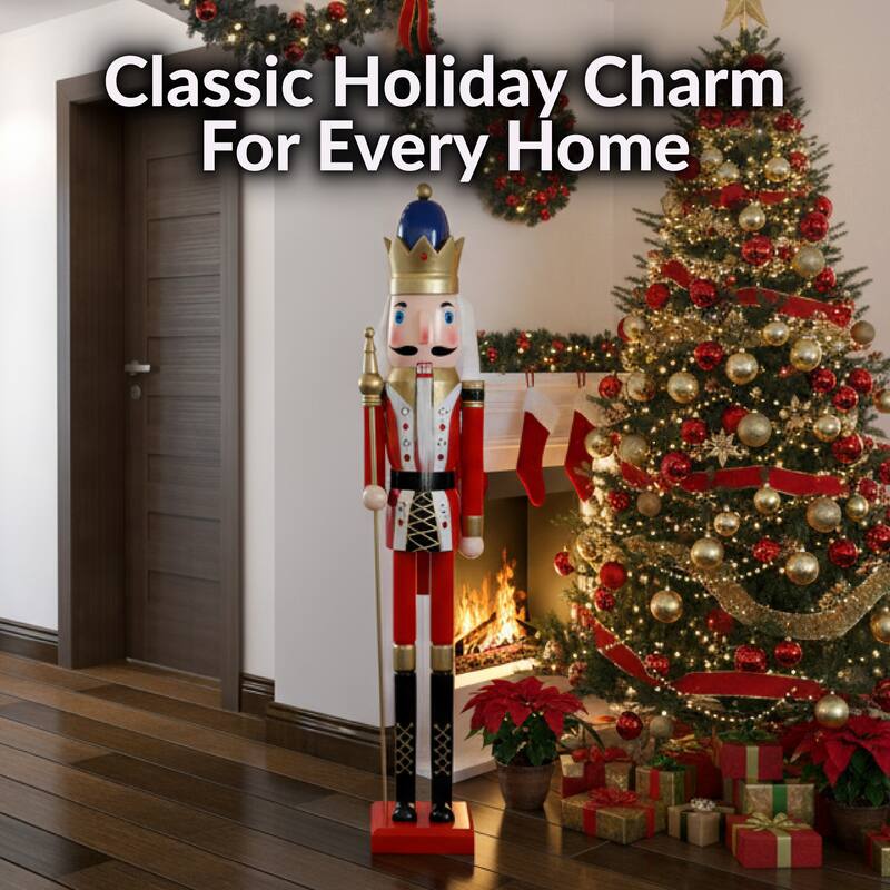 Balthazar the Protector Indoor Nutcracker Statue - 48-Inch