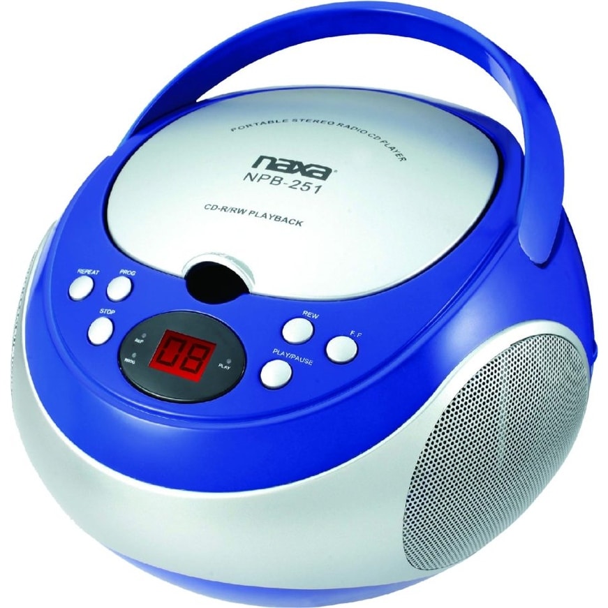 Portable CD Player with AM/FM Stereo Radio (NPB-25...