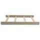 preview thumbnail 7 of 10, Evolur Convertible Crib Wooden Full Size Bed Rail Sienna