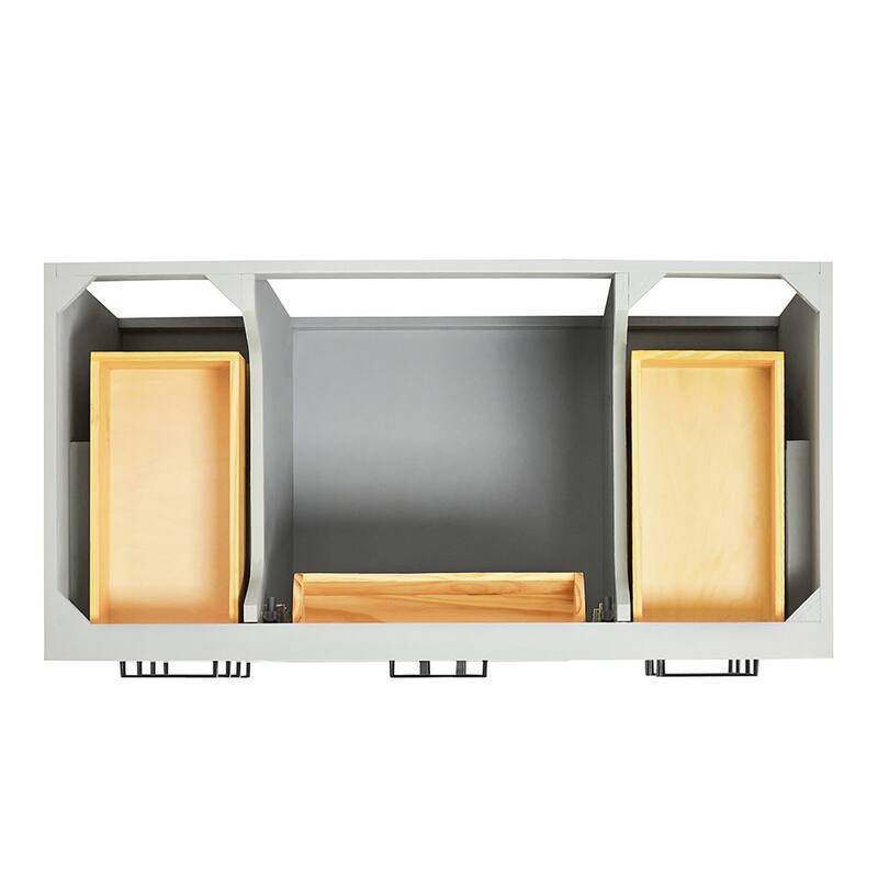 Ariel T042S-BC Hepburn 42" Single Free Standing Vanity Cabinet Only