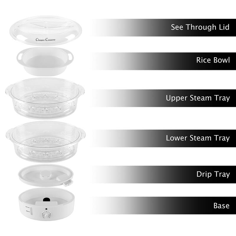 Vegetable Steamer Rice Cooker by Classic Cuisine