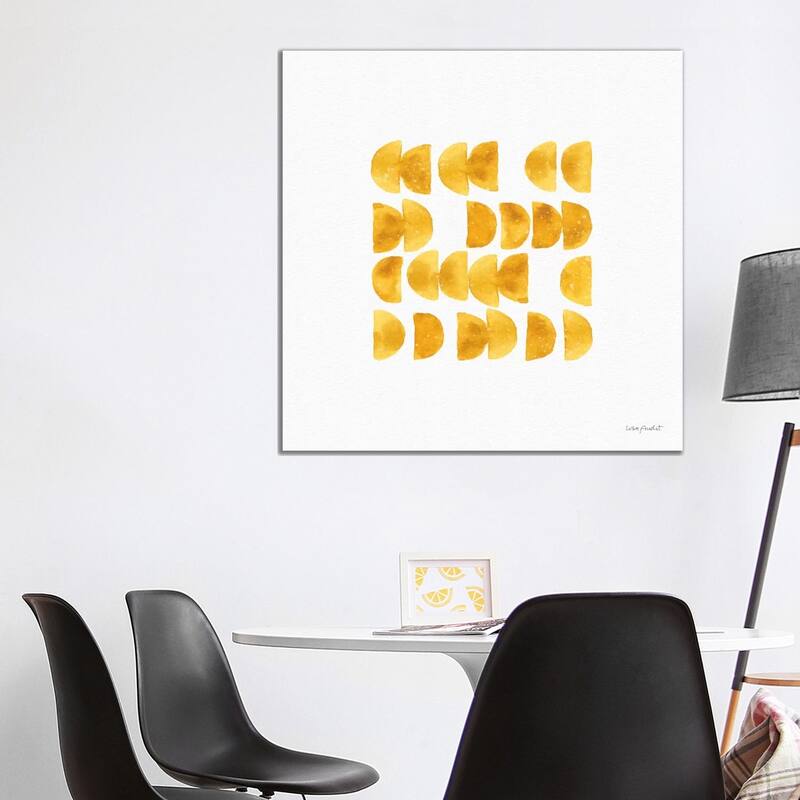 iCanvas "Happy Yellow XIIA" by Lisa Audit Canvas Print - 37x37x1.5