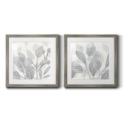 Shadow Leaves I- Premium Framed Print - Ready to Hang