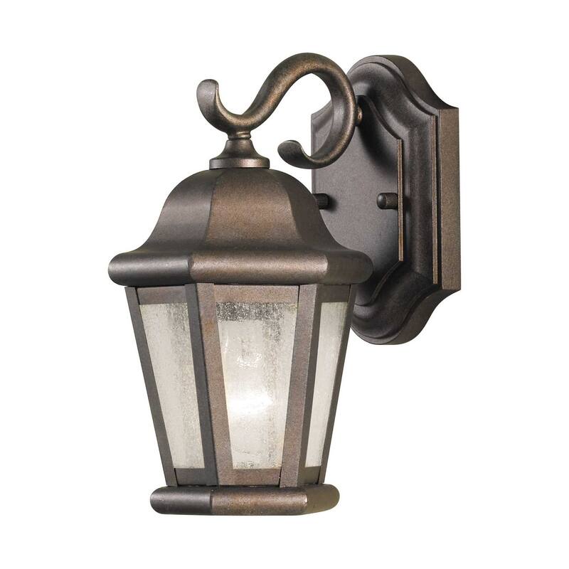 Roseto Tamms Single Light 11" Tall Outdoor Wall Sconce