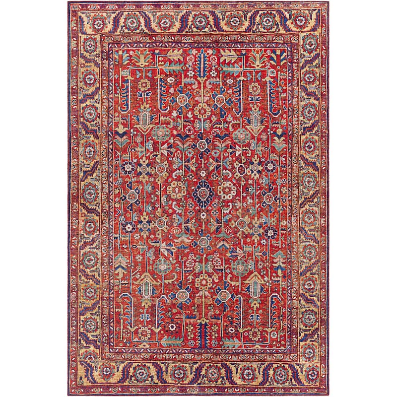 Livabliss Iris Updated Traditional Floral & Botanical Area Rug