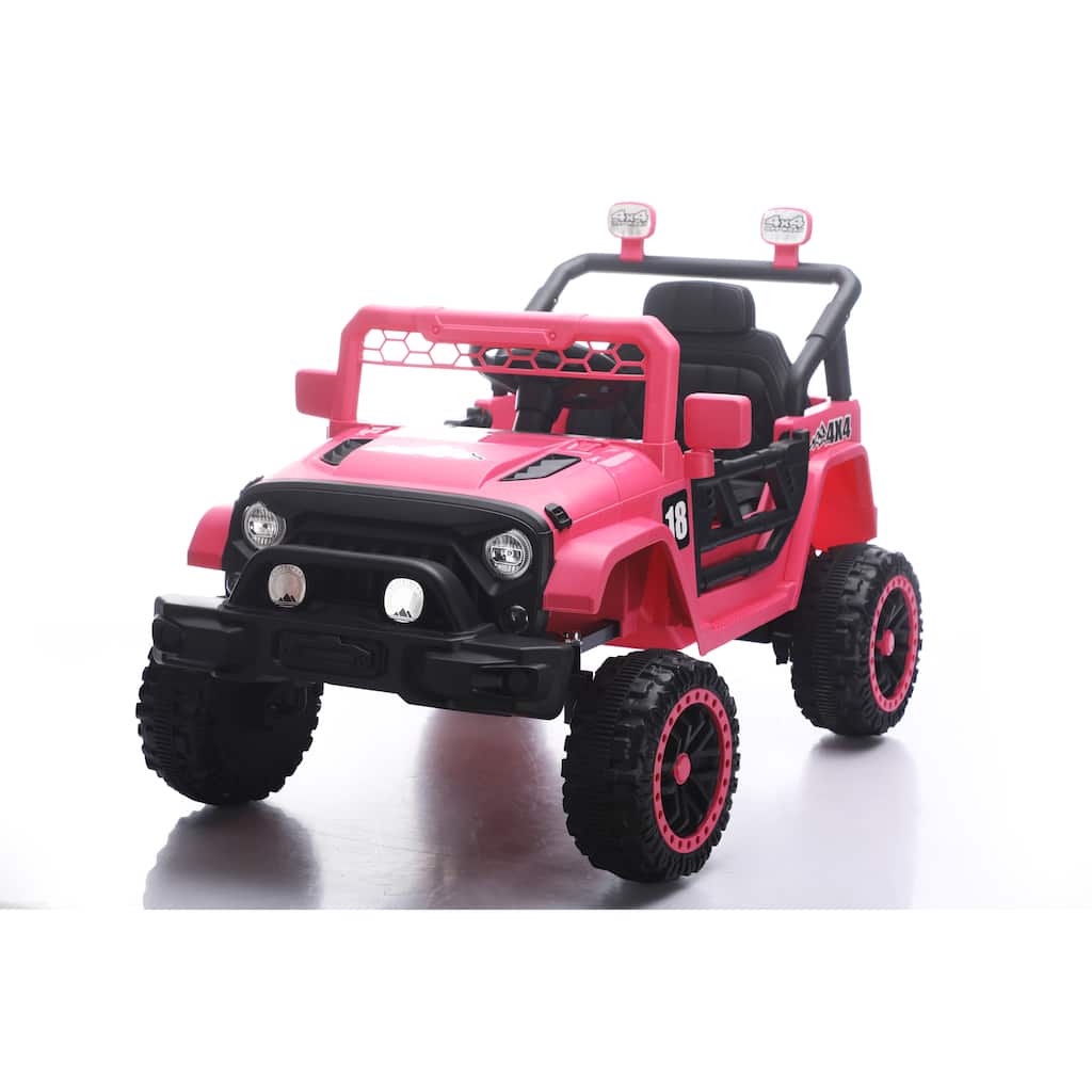 Ride-On Car for Ages 3-5 - Pink