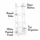 preview thumbnail 4 of 9, RiverRidge Kids 4-Tier 13in Ladder Shelf Toy Organizer and Book Storage with 3 Open Display Shelf - White