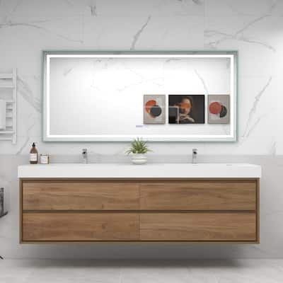 Morava 84" Floating Vanity with Double Sink - 84