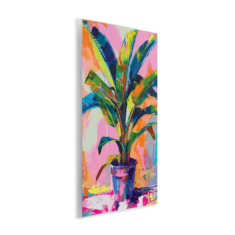 Stupell Vivid Saturated House Plant Wall Plaque Art Design By LSR Design Studio