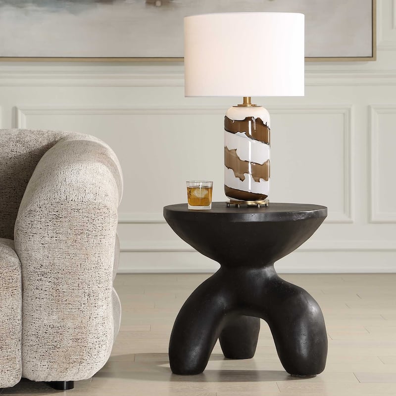 Uttermost Veta Indoor-Outdoor Accent Table - 20.25" W x 20.00" H x 20.25" D